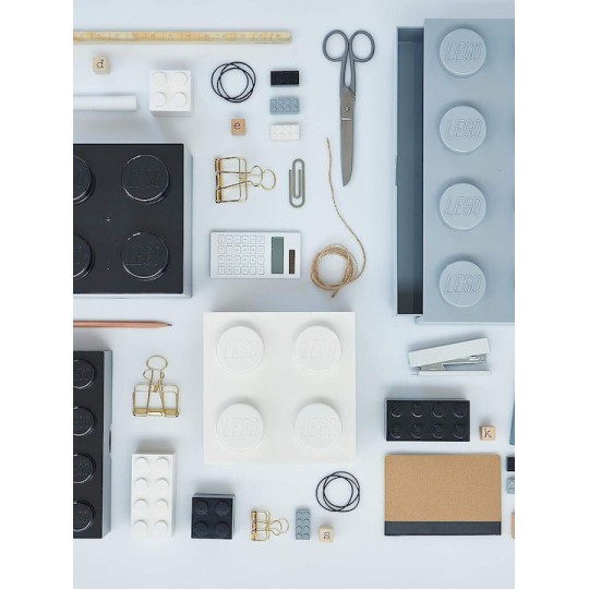 Lego Παιδικό Κουτί Αποθήκευσης από Πλαστικό 4 Knobs Μαύρο 15x15x11cm