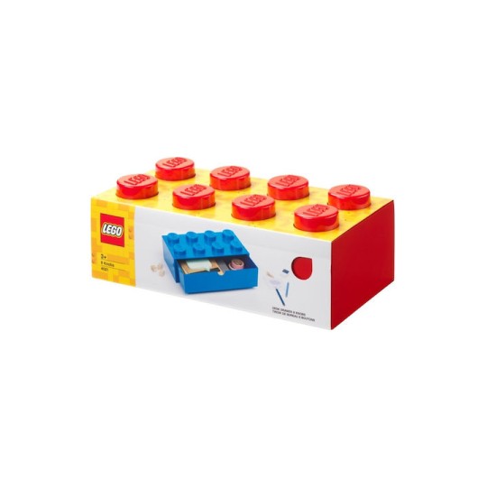 Lego Παιδικό Κουτί Αποθήκευσης από Πλαστικό Brick Κόκκινο 31.8x16x21cm