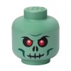 Lego Παιδικό Κουτί Αποθήκευσης από Πλαστικό Skeleton Πράσινο 16x16x18cm