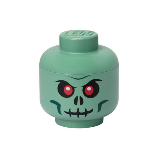 Lego Παιδικό Κουτί Αποθήκευσης από Πλαστικό Skeleton Πράσινο 16x16x18cm