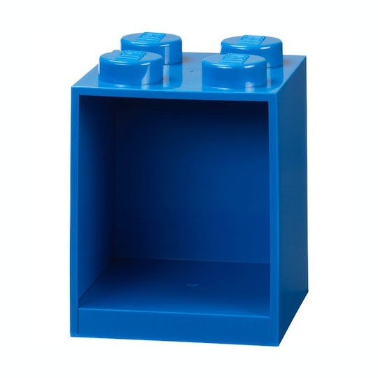 Παιδικό Ράφι Κουτί Wall Landscape 4 Studs Blue 16x16x21εκ.