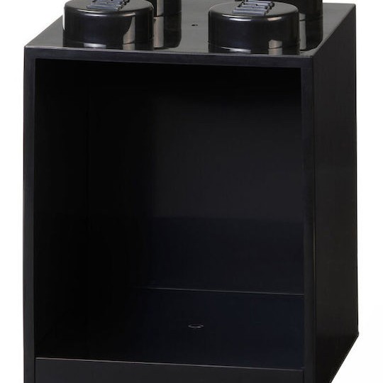 Παιδικό Ράφι Κουτί Wall Landscape 4 Studs Black 16x16x21εκ.