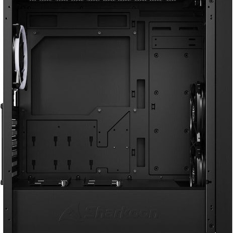 Sharkoon VS8 RGB Gaming Micro Tower Κουτί Υπολογιστή με Πλαϊνό Παράθυρο Μαύρο