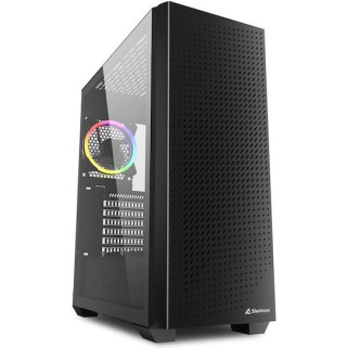 Sharkoon VS9 RGB Gaming Midi Tower Κουτί Υπολογιστή με Πλαϊνό Παράθυρο Μαύρο
