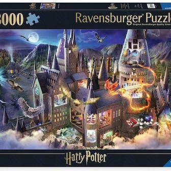 View Of Hogwarts Castle Puzzle 2D 3000pcs