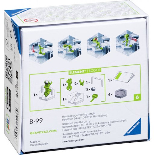 Ravensburger Element Scoop Εκπαιδευτικό Παιχνίδι Μηχανικής Gravitrax για 8+ Ετών