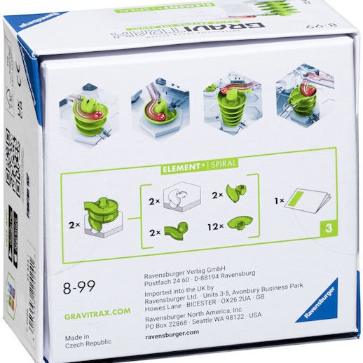 Ravensburger Element Spiral Εκπαιδευτικό Παιχνίδι Μηχανικής Gravitrax για 8+ Ετών