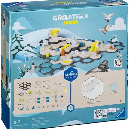 Ravensburger Starter-Set L Ice Εκπαιδευτικό Παιχνίδι Γνώσεων Gravitrax για 3-7 Ετών