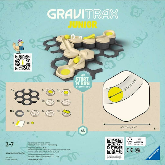Ravensburger Start & Run Εκπαιδευτικό Παιχνίδι Μηχανικής Gravitrax για 3-7 Ετών