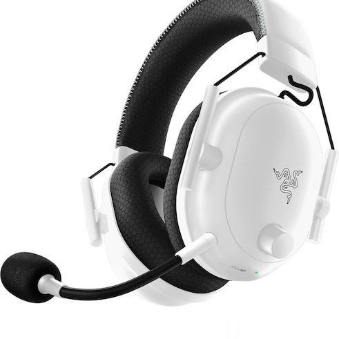 Razer BlackShark V2 Pro 2023 Ασύρματο Over Ear Gaming Headset με σύνδεση Bluetooth / USB Λευκό