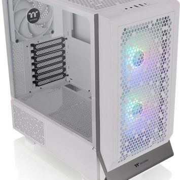 Thermaltake Ceres 300 TG Gaming Midi Tower Κουτί Υπολογιστή με Πλαϊνό Παράθυρο και RGB Φωτισμό Λευκό