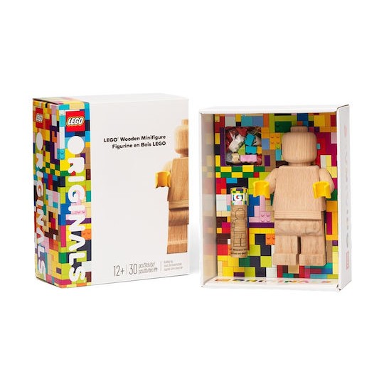 Lego Διακοσμητικό Αγαλματίδιο από Ξύλο