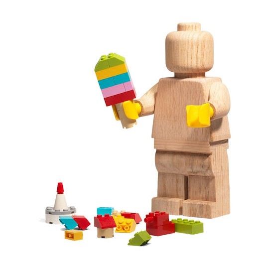 Lego Διακοσμητικό Αγαλματίδιο από Ξύλο