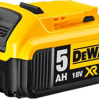 Dewalt Σετ 2 Μπαταριών Εργαλείου Λιθίου 18V Χωρητικότητας 5Ah με Φορτιστή