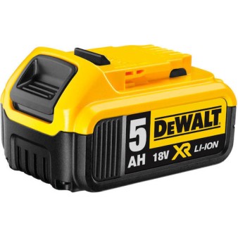 Dewalt Σετ 2 Μπαταριών Εργαλείου Λιθίου 18V Χωρητικότητας 5Ah με Φορτιστή