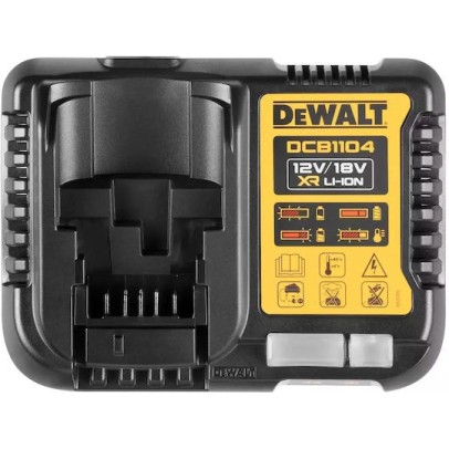 Dewalt Σετ 2 Μπαταριών Εργαλείου Λιθίου 18V Χωρητικότητας 5Ah με Φορτιστή