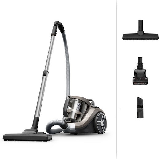 Rowenta Compact Power Xxl Ηλεκτρική Σκούπα 900W με Κάδο 2.5lt Καφέ