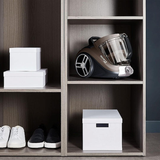 Rowenta Compact Power Xxl Ηλεκτρική Σκούπα 900W με Κάδο 2.5lt Καφέ