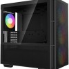 Deepcool CH560 Gaming Midi Tower Κουτί Υπολογιστή με Πλαϊνό Παράθυρο και RGB Φωτισμό Μαύρο