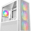 Deepcool CH560 Gaming Midi Tower Κουτί Υπολογιστή με Πλαϊνό Παράθυρο και RGB Φωτισμό Λευκό