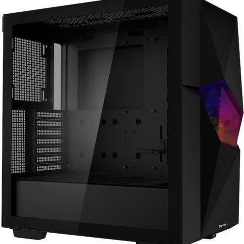 Deepcool Cyclops Midi Tower Κουτί Υπολογιστή με Πλαϊνό Παράθυρο Μαύρο