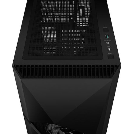 Deepcool Cyclops Midi Tower Κουτί Υπολογιστή με Πλαϊνό Παράθυρο Μαύρο