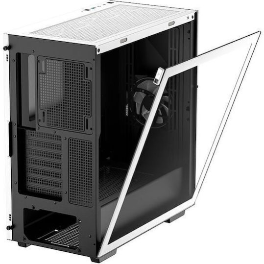 Deepcool Cyclops Midi Tower Κουτί Υπολογιστή με Πλαϊνό Παράθυρο Λευκό