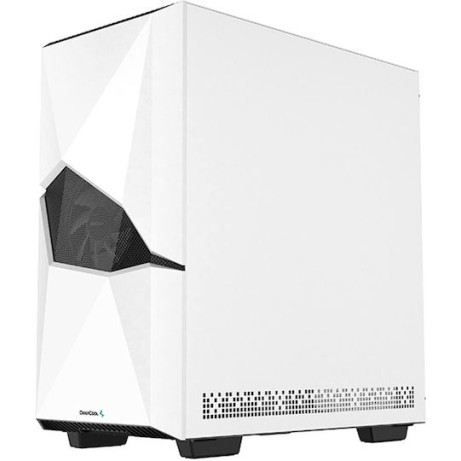 Deepcool Cyclops Midi Tower Κουτί Υπολογιστή με Πλαϊνό Παράθυρο Λευκό