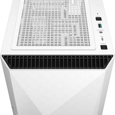 Deepcool Cyclops Midi Tower Κουτί Υπολογιστή με Πλαϊνό Παράθυρο Λευκό