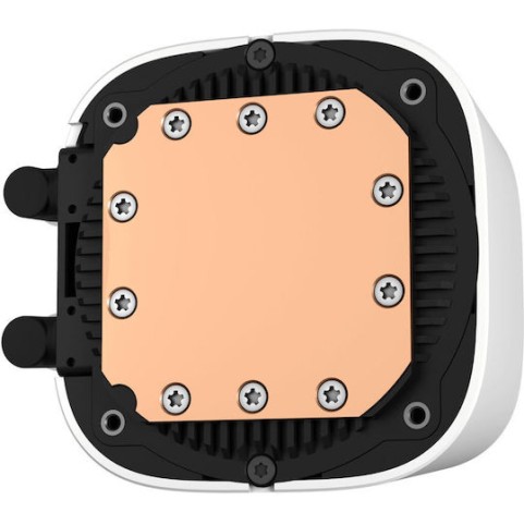 Deepcool LE520 Υδρόψυξη Επεξεργαστή Διπλού Ανεμιστήρα 120mm για Socket AM4/AM5/1700/1200/115x με ARGB Φωτισμό Λευκή