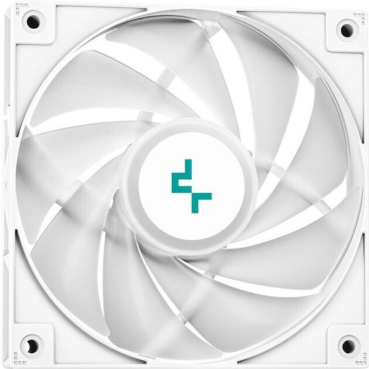 Deepcool LE520 Υδρόψυξη Επεξεργαστή Διπλού Ανεμιστήρα 120mm για Socket AM4/AM5/1700/1200/115x με ARGB Φωτισμό Λευκή