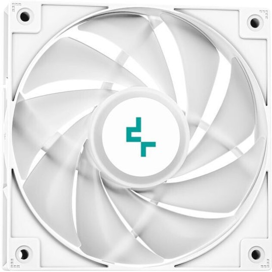 Deepcool LE520 Υδρόψυξη Επεξεργαστή Διπλού Ανεμιστήρα 120mm για Socket AM4/AM5/1700/1200/115x με ARGB Φωτισμό Λευκή