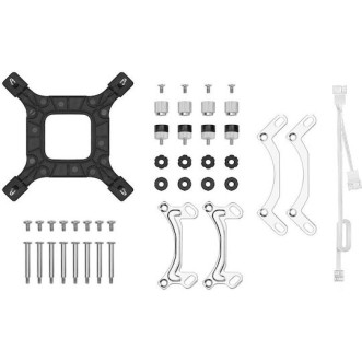 Deepcool LE520 Υδρόψυξη Επεξεργαστή Διπλού Ανεμιστήρα 120mm για Socket AM4/AM5/1700/1200/115x με ARGB Φωτισμό Λευκή