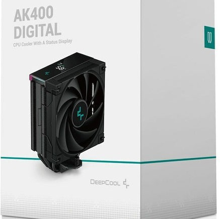 Deepcool AK400 Digital Ψύκτρα Επεξεργαστή για Socket AM4/AM5/1200/115x/1700 με RGB Φωτισμό