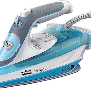 Braun TexStyle Σίδερο Ατμού 2600W με Κεραμική Πλάκα και Συνεχόμενη Παροχή 50gr/min