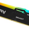 Kingston Fury Beast RGB DDR5 128GB RAM με 4x32GB Modules και Ταχύτητα 5200 για Desktop