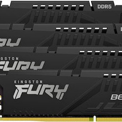 Kingston Fury Beast DDR5 128GB RAM με 4x32GB Modules και Ταχύτητα 5600 για Desktop