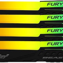 Kingston Fury Beast RGB DDR5 128GB RAM με 4x32GB Modules και Ταχύτητα 5600 για Desktop
