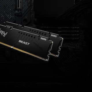 Kingston Fury Beast DDR5 128GB RAM με 4x32GB Modules και Ταχύτητα 5200 για Desktop