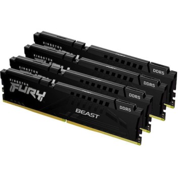 Kingston Fury Beast DDR5 64GB RAM με 4x16GB Modules και Ταχύτητα 5200 για Desktop