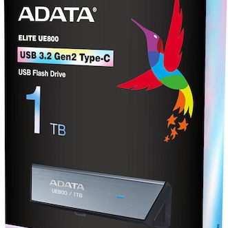 Adata Elite Ue800 1.0TB USB 3.2 Stick με σύνδεση USB-C Γκρι