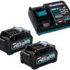 Makita Σετ 2 Μπαταριών Εργαλείου Λιθίου 40V Χωρητικότητας 4Ah με Φορτιστή