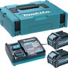 Makita Σετ 2 Μπαταριών Εργαλείου Λιθίου 40V Χωρητικότητας 4Ah με Φορτιστή
