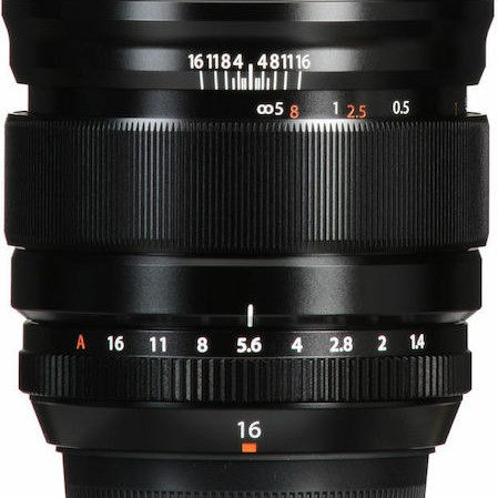 Fujifilm Crop Φωτογραφικός Φακός Fujinon XF 16mm f/1.4 R WR Wide Angle για Fujifilm X Mount Μαύρος