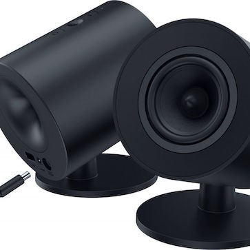 Razer Nommo V2 X Ασύρματα Ηχεία Υπολογιστή 2.0 με RGB Φωτισμό και Bluetooth σε Μαύρο Χρώμα