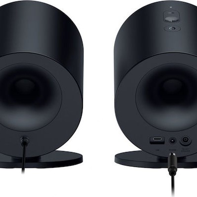 Razer Nommo V2 X Ασύρματα Ηχεία Υπολογιστή 2.0 με RGB Φωτισμό και Bluetooth σε Μαύρο Χρώμα