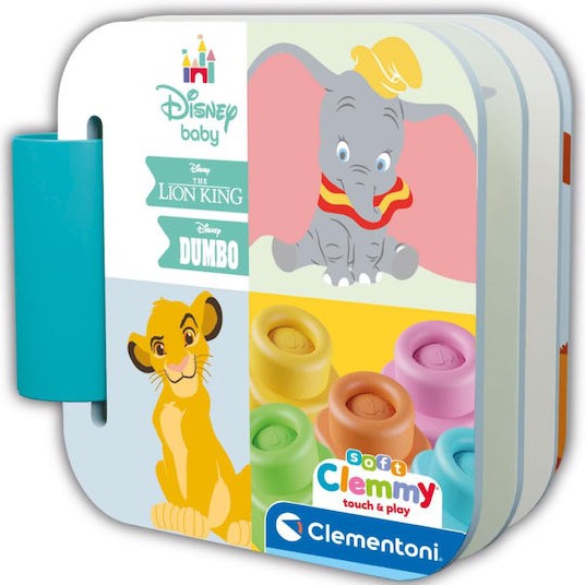 Baby Clementoni Τουβλάκια Simba & Dumbo για 10+ Μηνών 6τμχ
