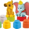 Baby Clementoni Τουβλάκια Simba & Dumbo για 10+ Μηνών 6τμχ