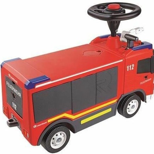 Big Bobby Car Feuerwehr Περπατούρα Ride On Κόκκινη