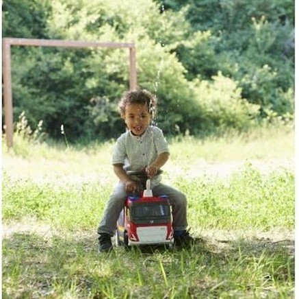 Big Bobby Car Feuerwehr Περπατούρα Ride On Κόκκινη